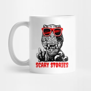 Dinosaur and scary stories Mug